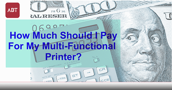 BT-Blog-Header-How-Much-Should-I-Pay-for-My-Copier-or-MFP-Ben-Franklin-Glaring-at-2023-Calculator-