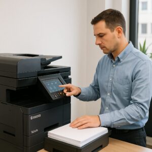 service repair man at kyocera taskalfa