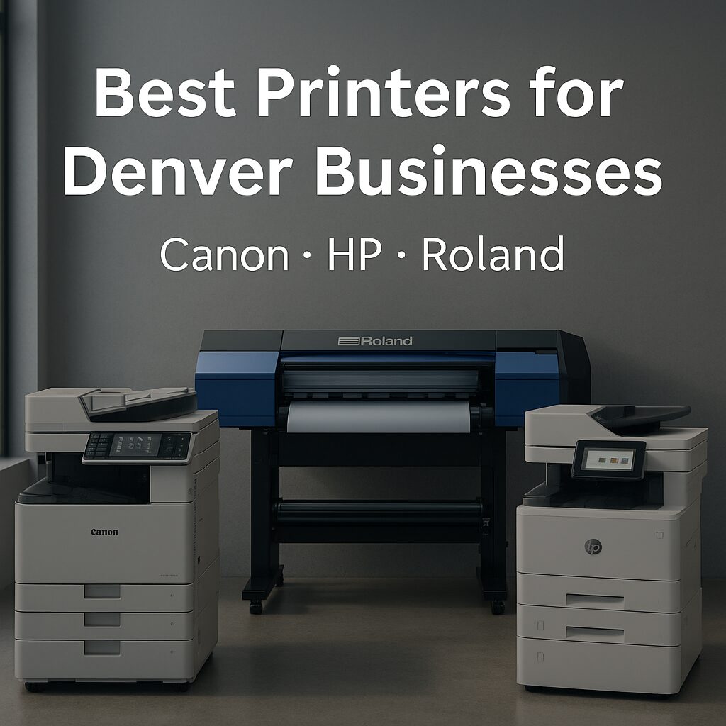 Best Printers for Denver Businesses - Canon, HP, Roland