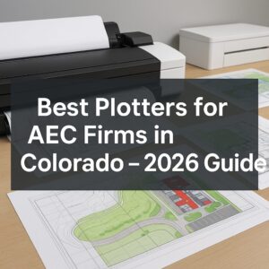 plotters for AEC, Colorado AEC industry, large format printers, wide format plotters, architecture printing, engineering plotters, construction technology, Section 179 deduction, print fleet upgrades, HP DesignJet, Epson SureColor, Canon imagePROGRAF, managed print services, AEC tech trends 2026, CAD printing solutions, sustainable printing, hybrid plotters, tax deduction printers, printer upgrade guide, Colorado business printing