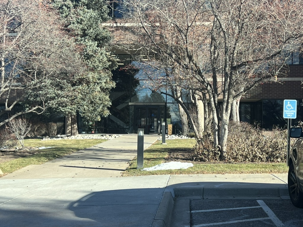 Exterior approach to the building entrance near ABT North Branch